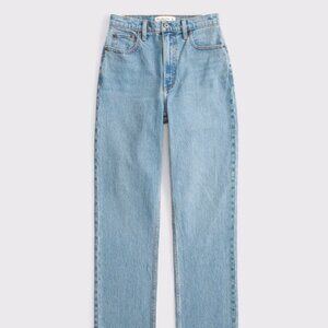 A&F Ultra High Rise 90s Slim Straight Jean